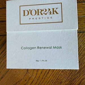 D'OR24K Prestige Collagen Renewal Mask - Elegant White and Gold